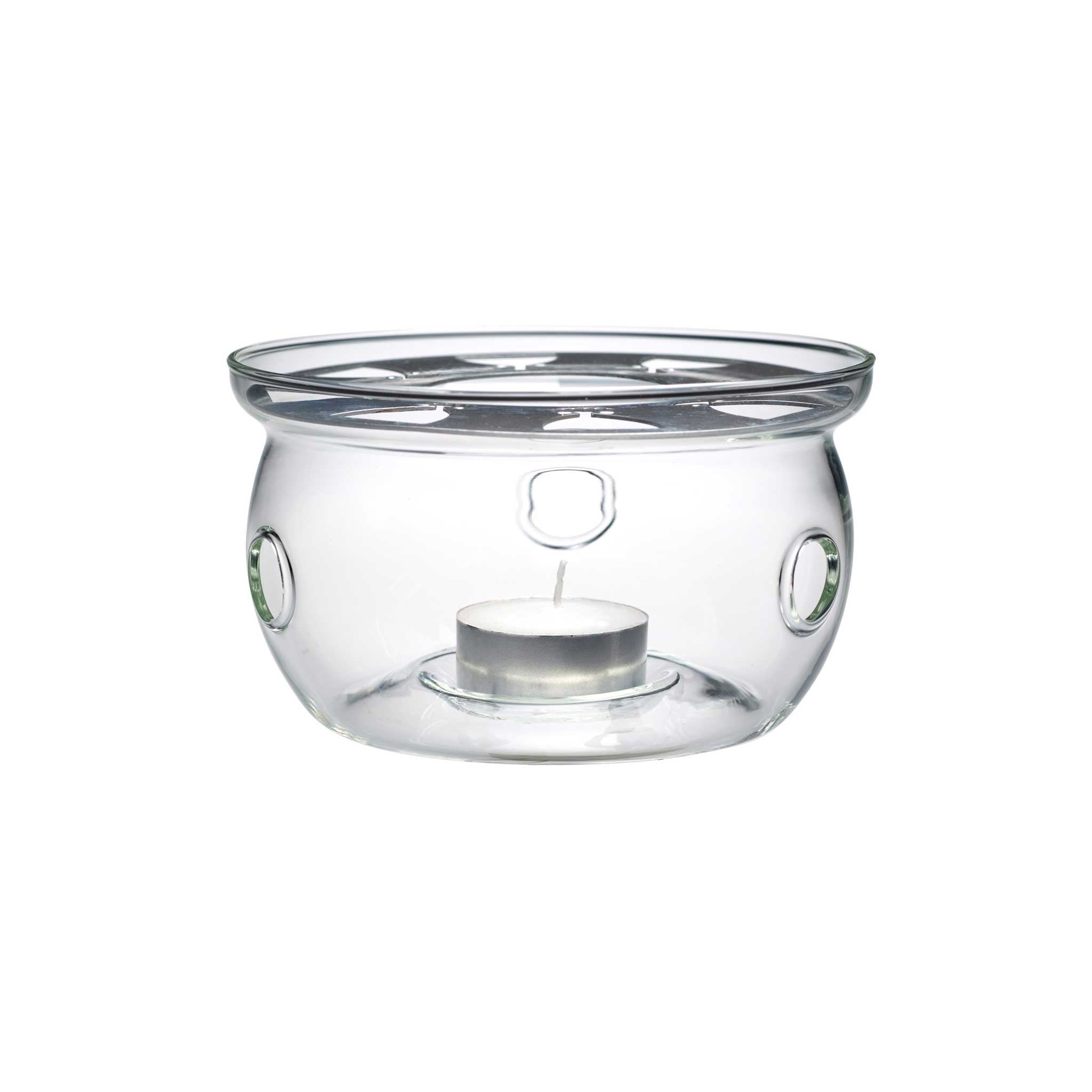Sun's Tea Solid Crystal Glass Teapot Warmer