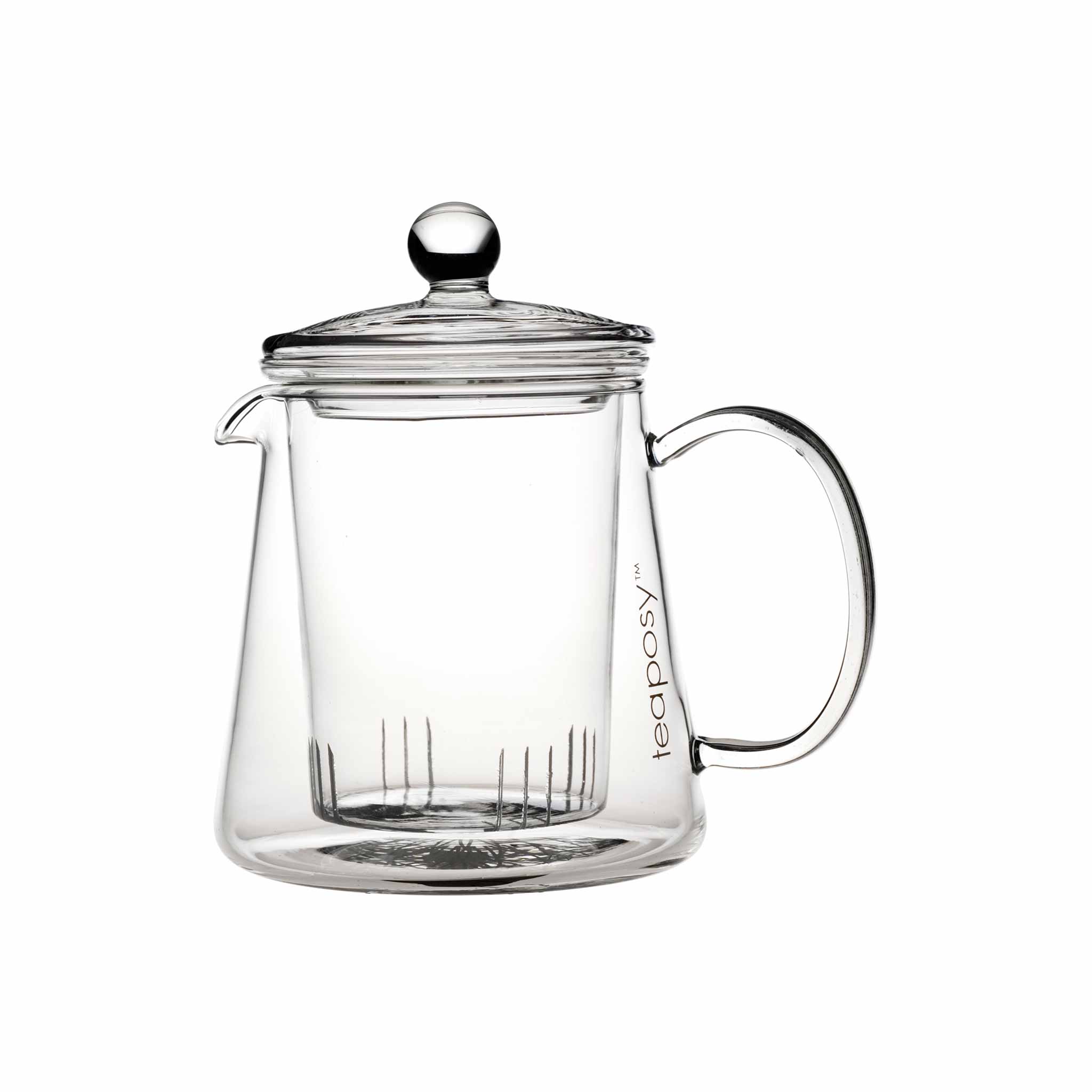 Borosilicate glass & Bamboo teapot with infuser and filter
